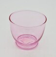 Teelichthalter-Set aus Glas - rosa (6 Stk.)
