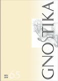Gnostika Nr. 65 - Parrhesia Gnostika Nr. 65 - Parrhesia