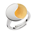 Yin-Yang - Ring - teilvergoldet Yin-Yang - Ring - teilvergoldet
