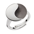 Yin-Yang - Ring - teilgeschwärzt Yin-Yang - Ring - teilgeschwärzt