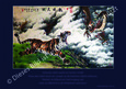Drache und Tiger im immerwährendem Kampf Kunstprint der traditionellen chinesischen Malerei Drache und Tiger im immerwährendem Kampf Kunstprint der traditionellen chinesischen Malerei